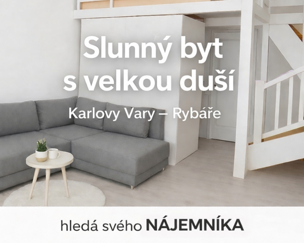 Pronájem 1+1 Karlovy Vary – slunný byt s galerií